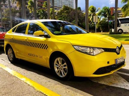 taxi amarillo Cuba | Cabs in Cuba | Cuba Cabs | taxi cubano